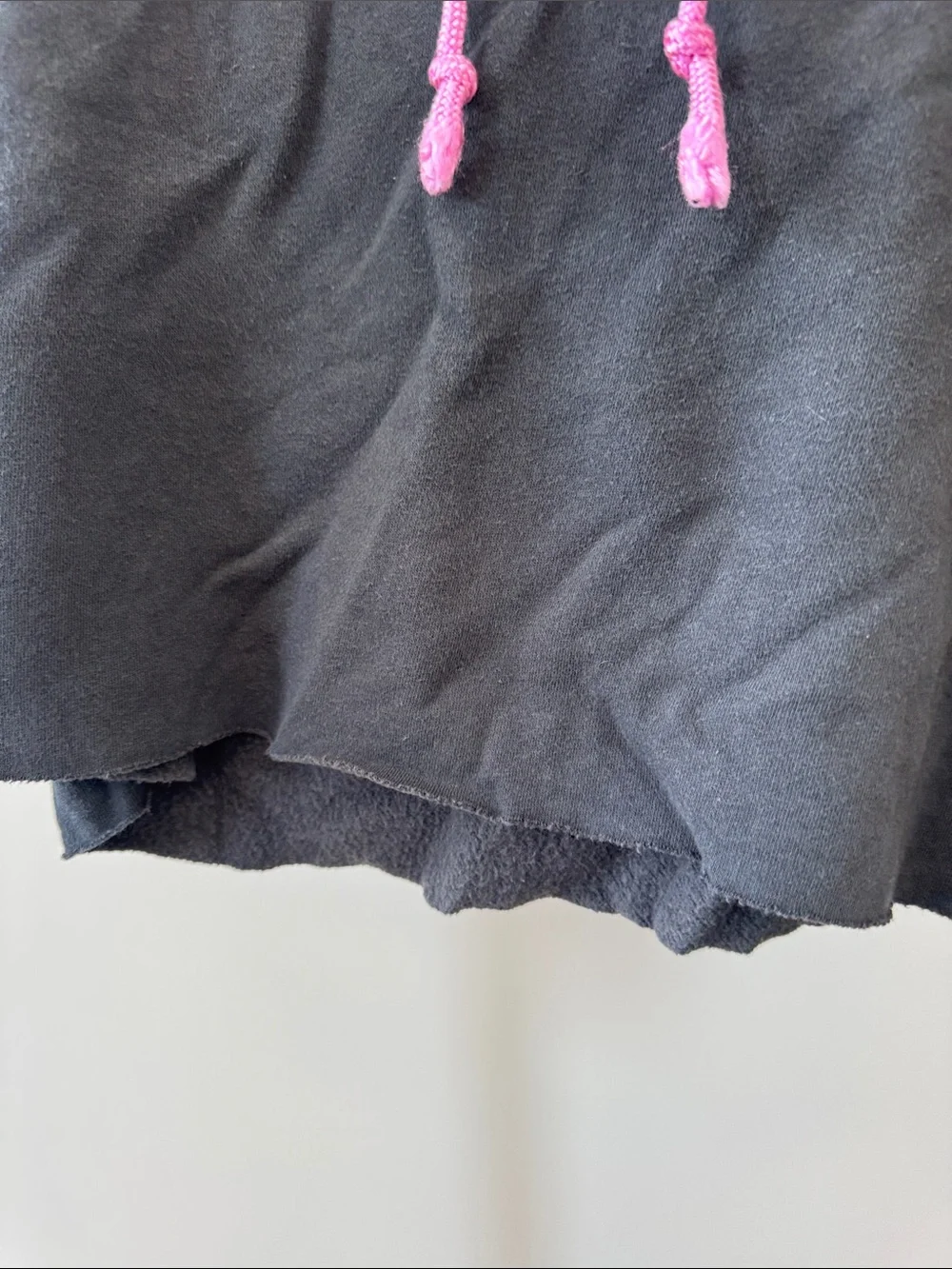 wild fable Black Hooded Sweatshirt with Pink Drawstrings - Picture 2 of 4